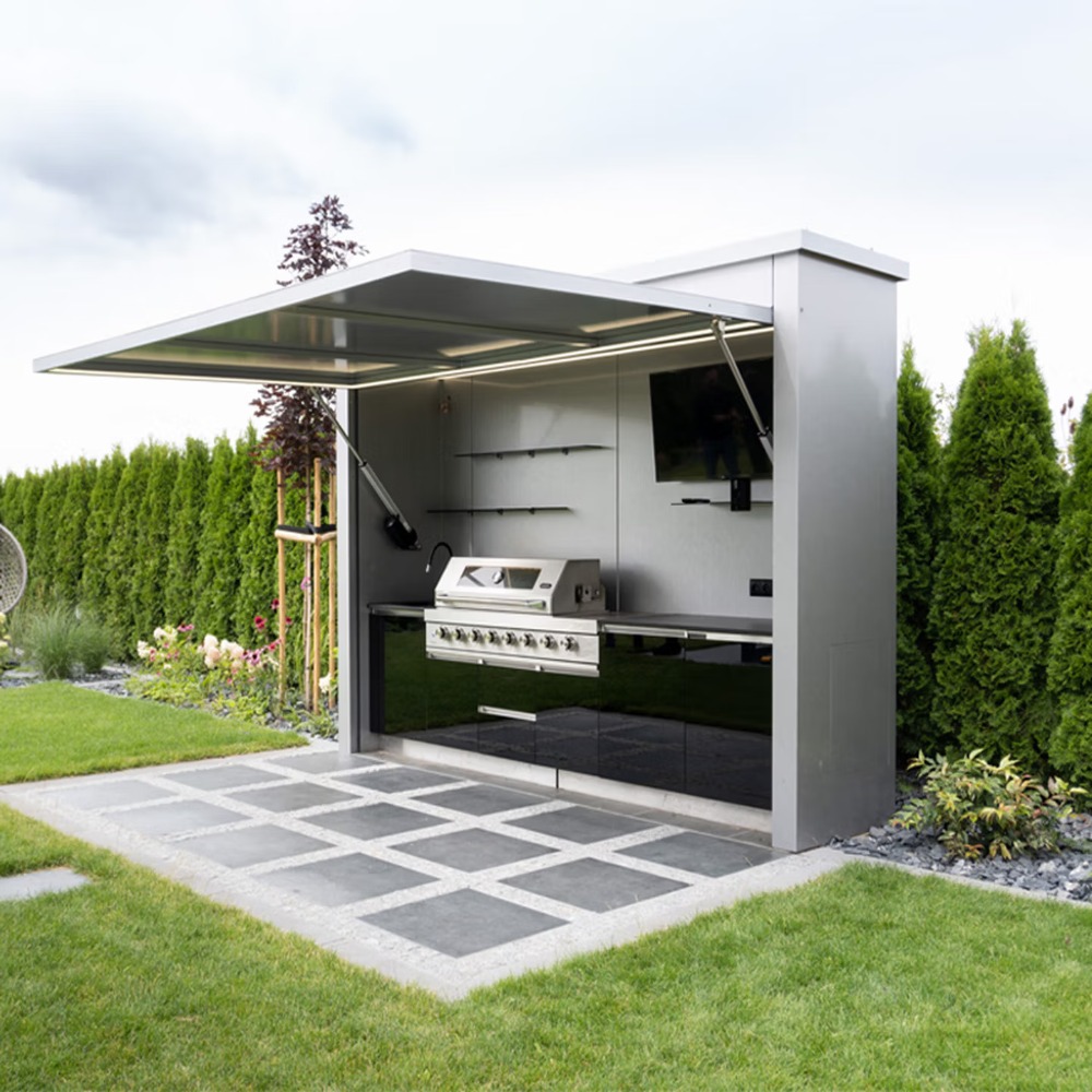 Outdoor Furniture Kitchener - مطبخ تخييم محمول مع محطة شواء،