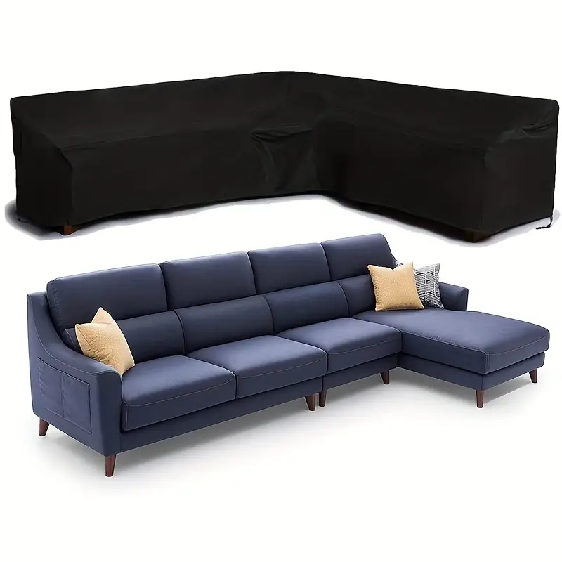 Outdoor Furniture Rattan - غطاء أثاث على شكل حرف L