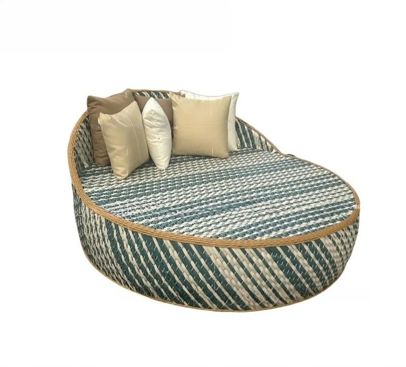 Outdoor Furniture Rattan - أريكة خارجية مخصصة، كرسي إبداعي منسوج