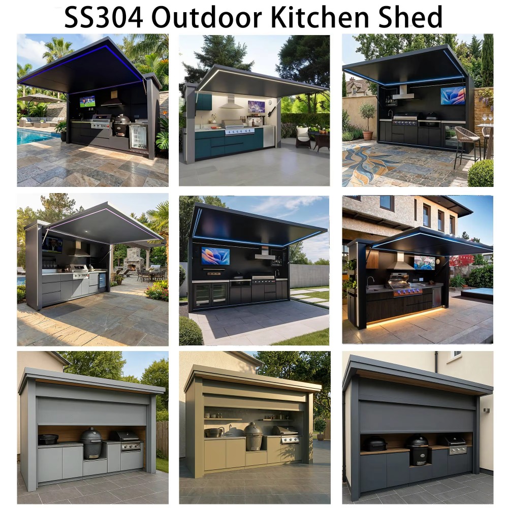 تصميم جديد لمطبخ خارجي من الفو - مراجعة Outdoor Furniture Kitchener وسعره