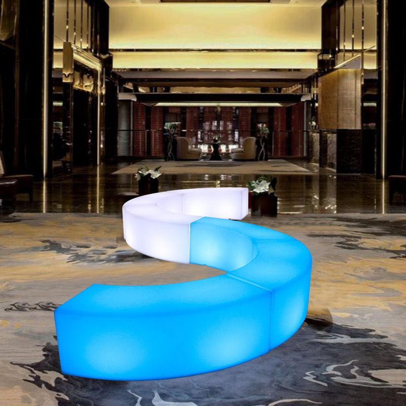 الإبداعية 16 ألوان تغيير Led ا - مراجعة Outdoor Furniture Bench وسعره