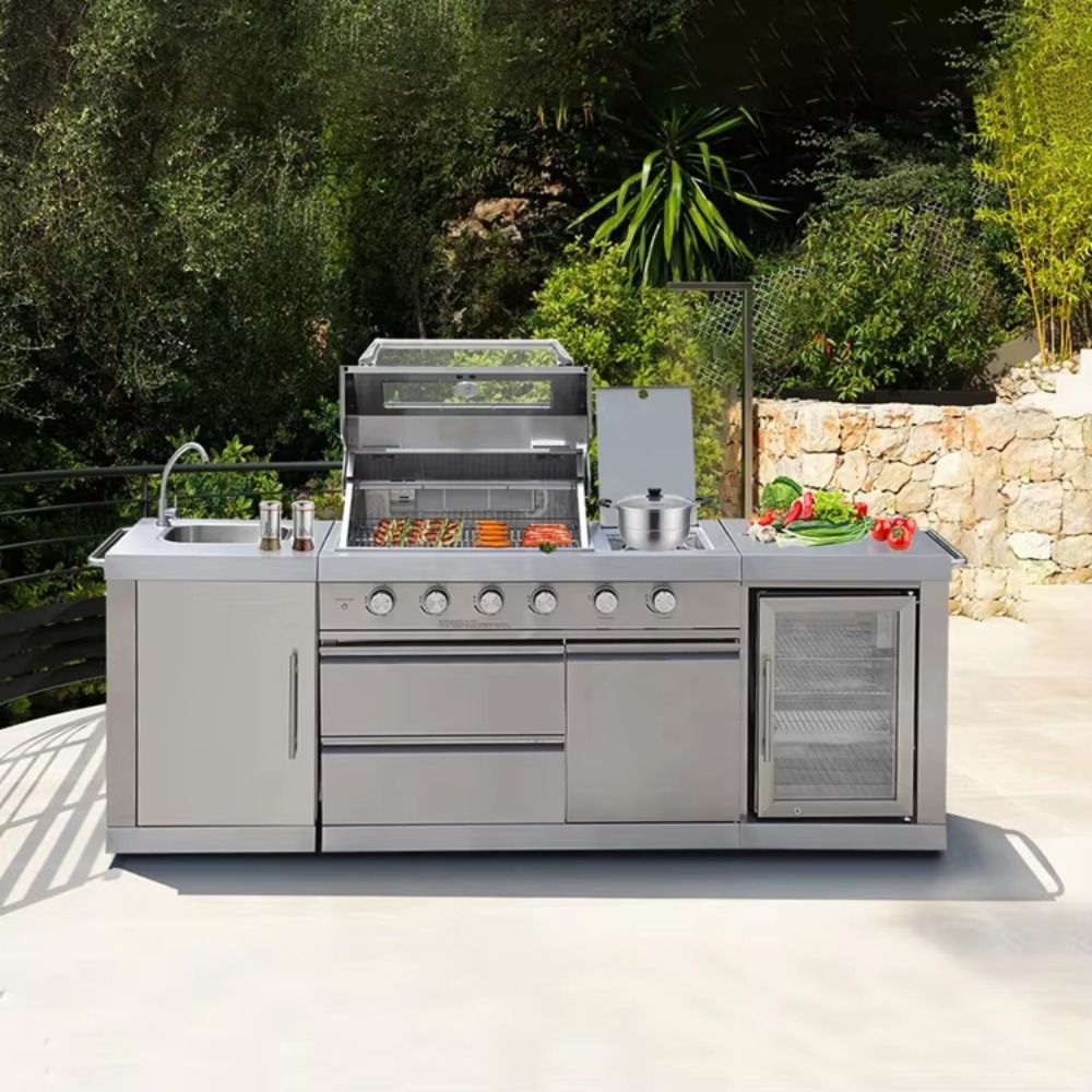 مطبخ خارجي مع غطاء مقاوم للطقس - مراجعة Outdoor Furniture Kitchener وسعره