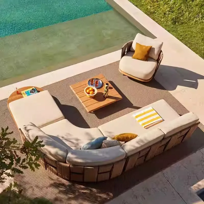 أريكة خارجية من الروطان بتصميم - مراجعة Outdoor Furniture Rattan وسعره