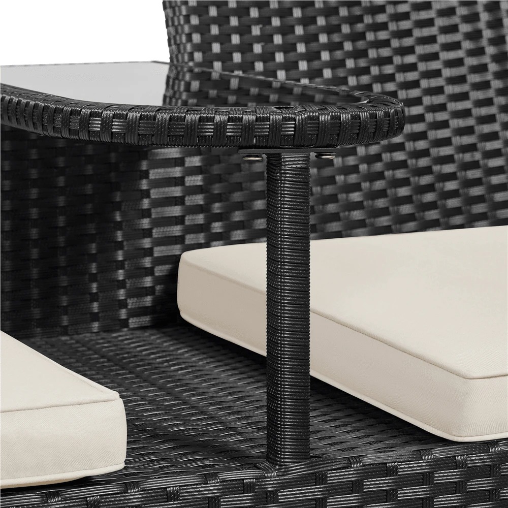كرسي مزدوج فاخر للاستخدام الخا - مراجعة Outdoor Furniture Rattan وسعره