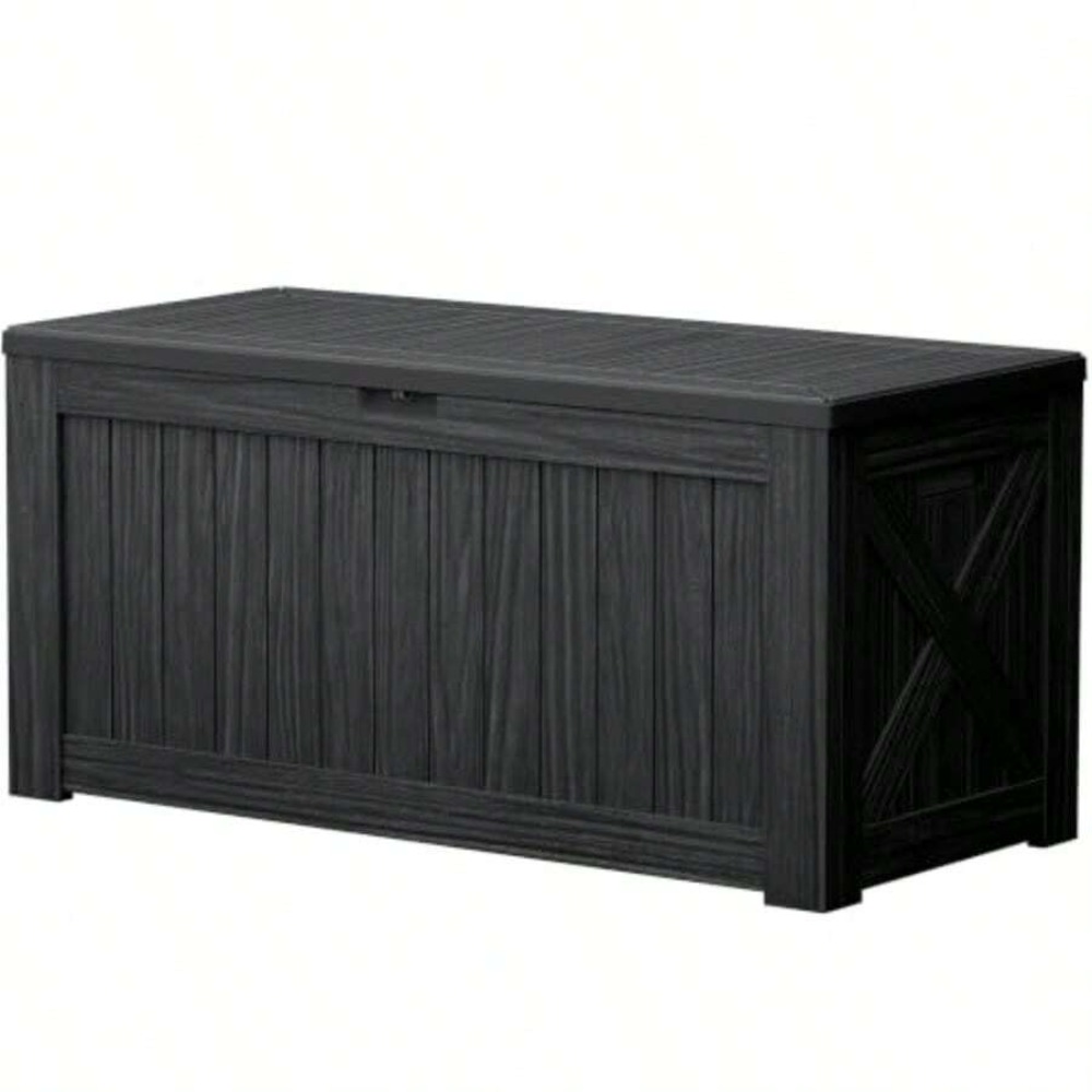 صندوق تخزين خارجي بسعة 120 جال - مراجعة Outdoor Furniture Bench وسعره