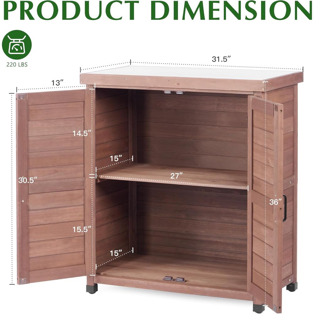 خزانة تخزين خارجية وطاولة للزر - مراجعة Outdoor Furniture Bench وسعره